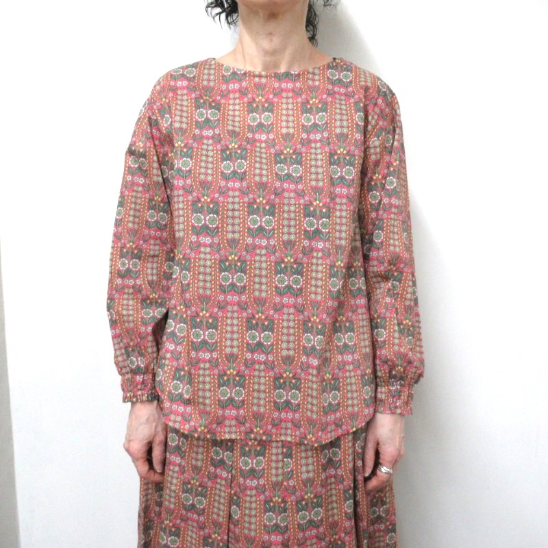 Parkes  LIBERTYボートネックブラウス /PK2 【日本製】